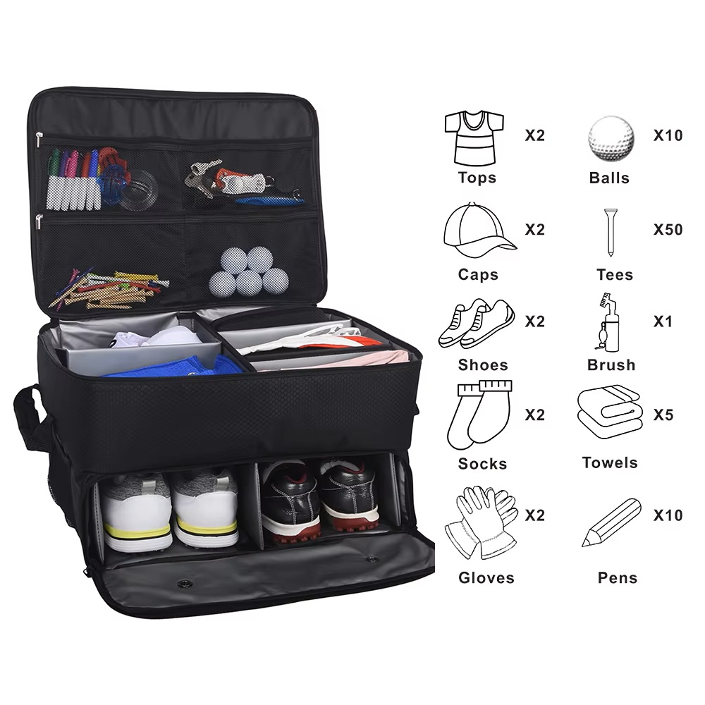 Golf Equipment Stores - Golfkofferbakorganizer Oxford Schoenenvak Waterdicht Grote Capaciteit