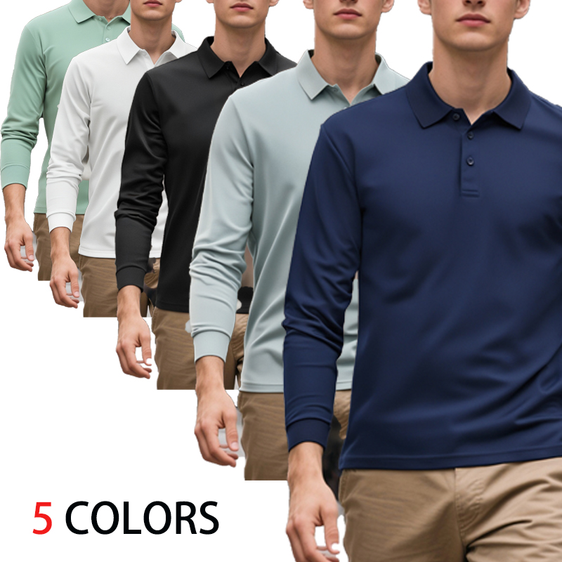 Eenvoudig poloshirt met lange  - Golf Equipment Discount recensie en prijs