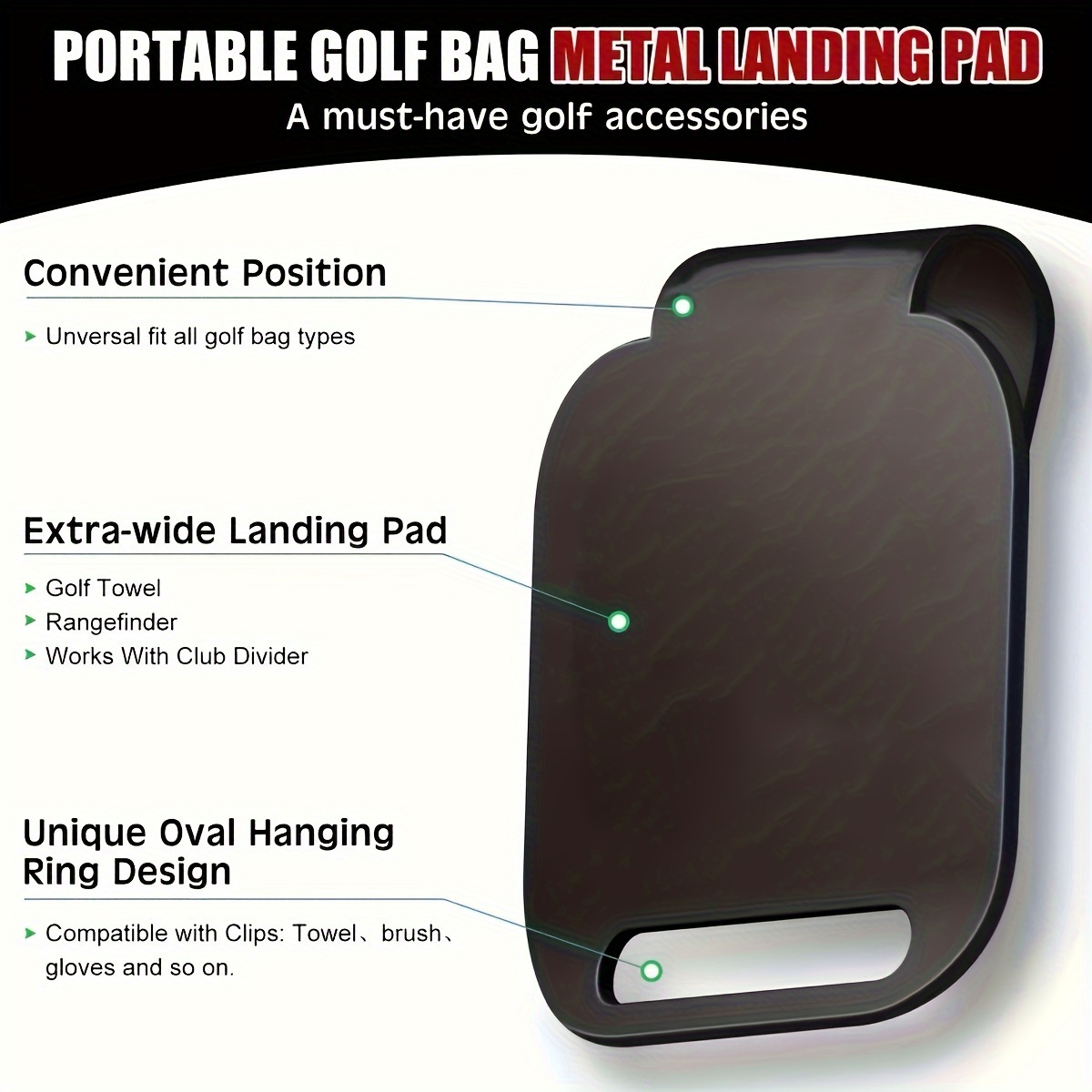 Magnetische golftas landingsbl - Golf Equipment Stores recensie en prijs