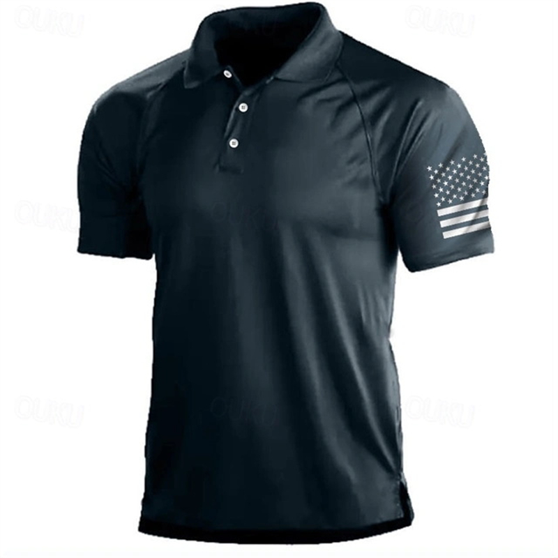 3D Print USA Vlag Patroon Polo - Golf Equipment Discount recensie en prijs