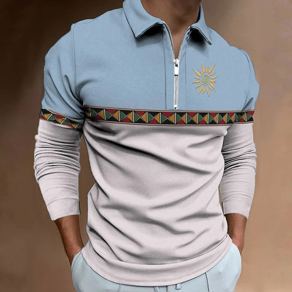Herenpoloshirts Retro Color Bl - Golf Equipment Discount recensie en prijs