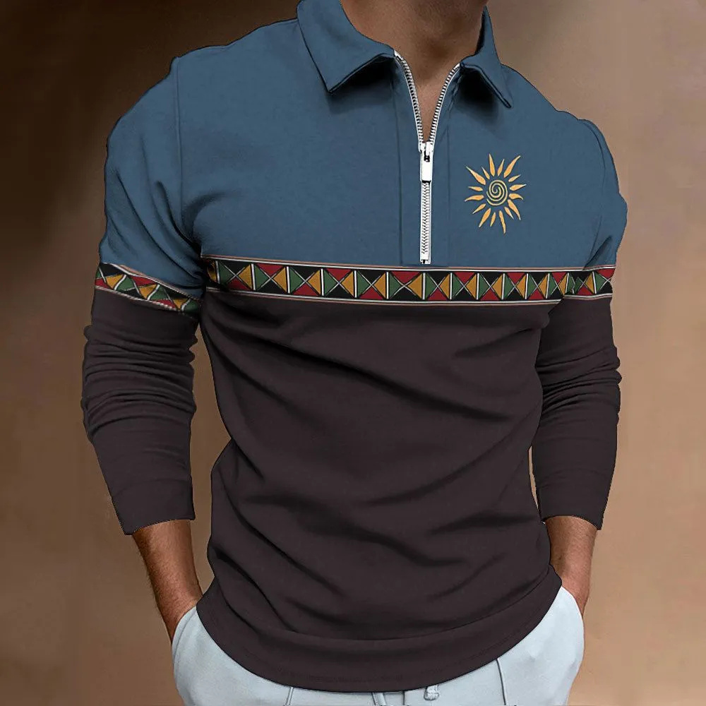 Herenpoloshirts Retro Color Bl - Golf Equipment Discount recensie en prijs